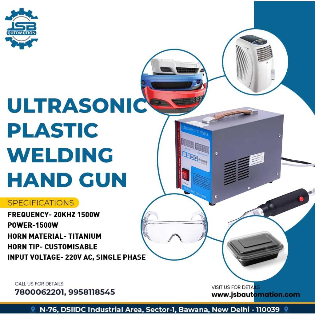 Ultrasonic Plastic Welding Hand Gun